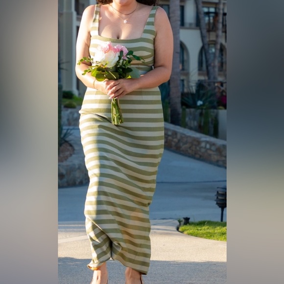 Vintage, One of a kind, green gown - Picture 5 of 10